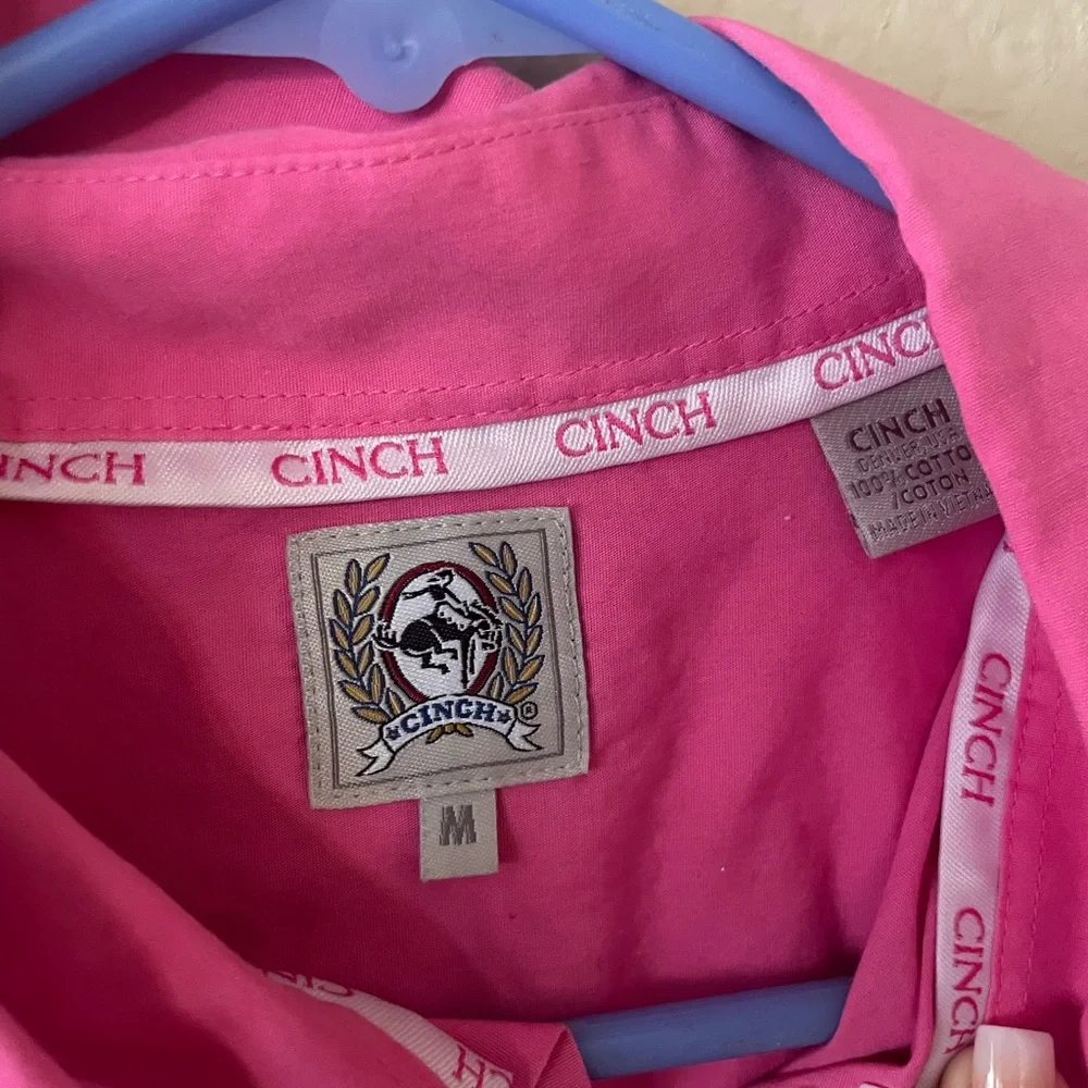 Pink Western Button Down - Picture 2 of 3